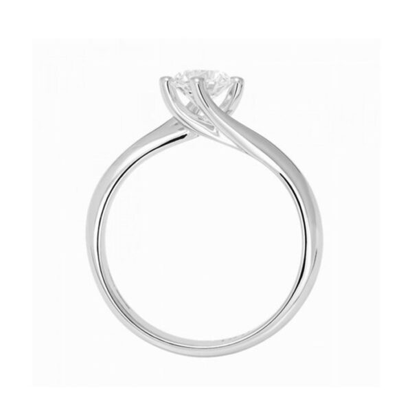 Δαχτυλίδι αρραβώνων με διαμάντια λευκόχρυσο - Eshop Ketsetzoglou.gr