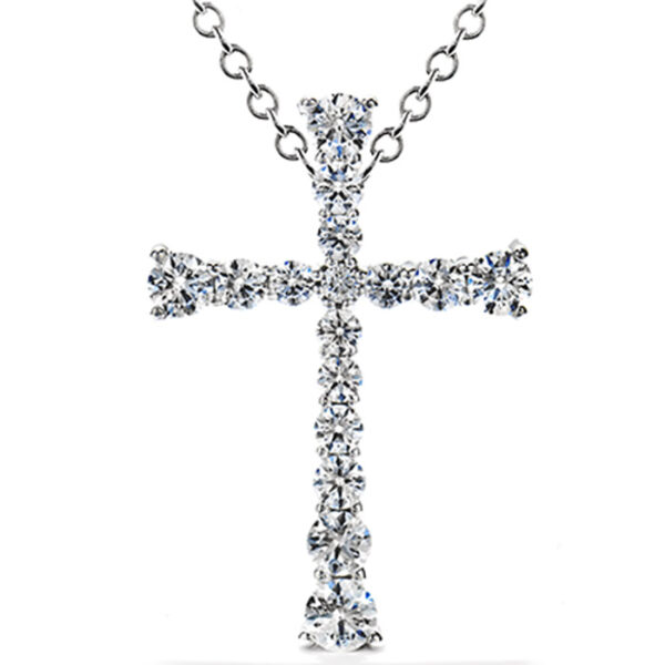 Βαπτιστικός σταυρός με διαμάντια - Ketsetzoglou Jewellery Athens