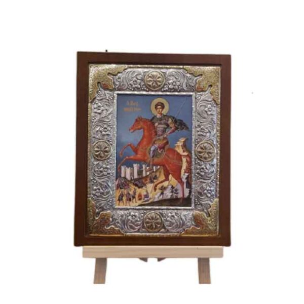 Εικόνα Άγιος Δημήτριος επίχρυσο - 210 3216185 - Ketsetzoglou.gr