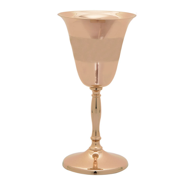 Ποτήρι κρασιού ροζ χρυσό για γάμο - Online eshop Ketsetzoglou.gr