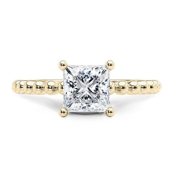 Μονόπετρο δαχτυλίδι χρυσό με διαμάντι - Ketsetzoglou.gr