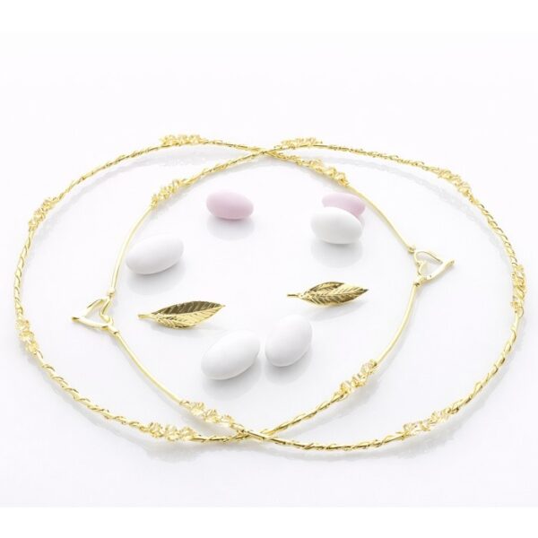 Επίχρυσα στέφανα με Swarovski - Online eshop Ketsetzoglou.gr