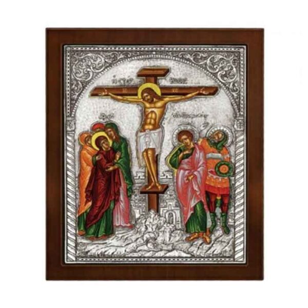 Βυζαντινή εικόνα η Σταύρωση