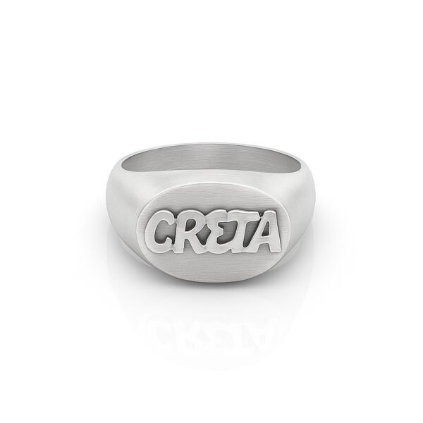 Δαχτυλίδι ασημένιο Creta