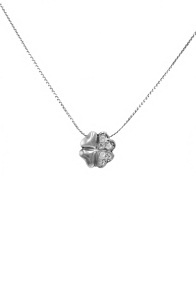 Ασημένιο δώρο γούρι με πέτρες zircons swarovski