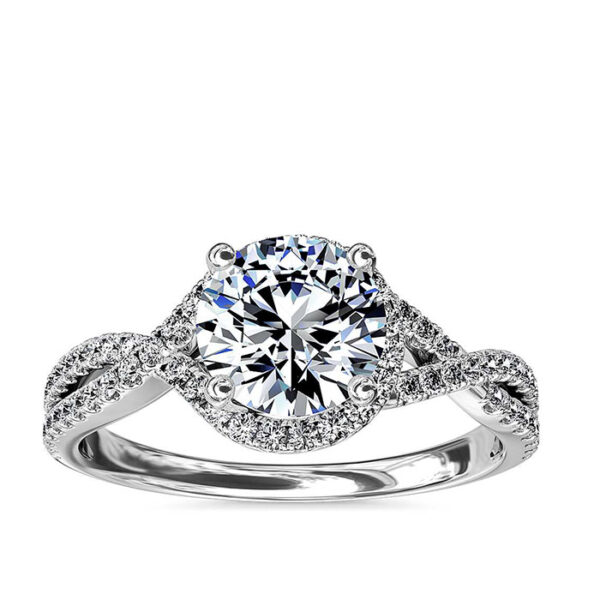 Tiffany δαχτυλίδι diamond K18 - Online Agora kosmima-rologia.gr