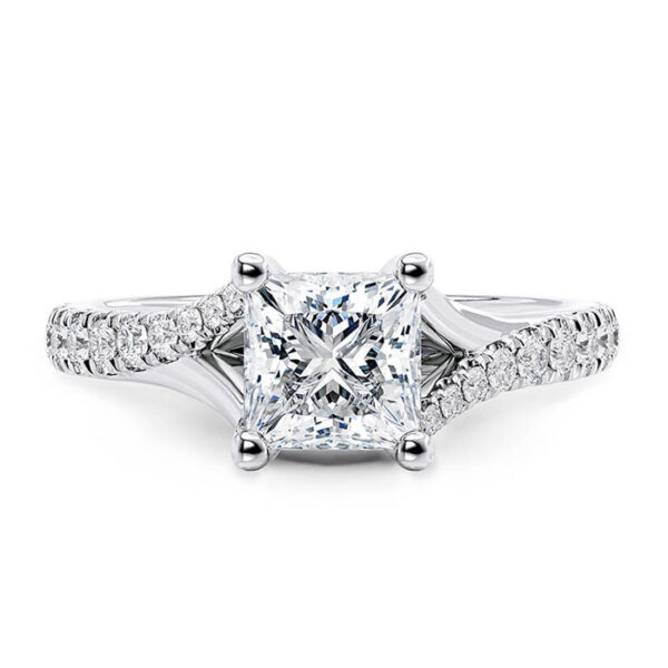 Daxtylidia diamond princess cut - Engagement Rings Athens