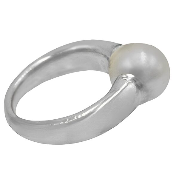 Ασημένιο δαχτυλίδι μαργαριτάρι