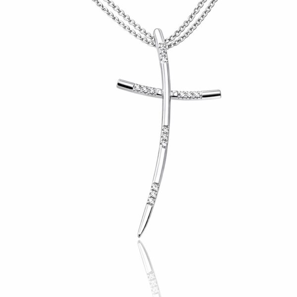 Σταυρός Λευκόχρυσος  Minimal & Μοντέρνος