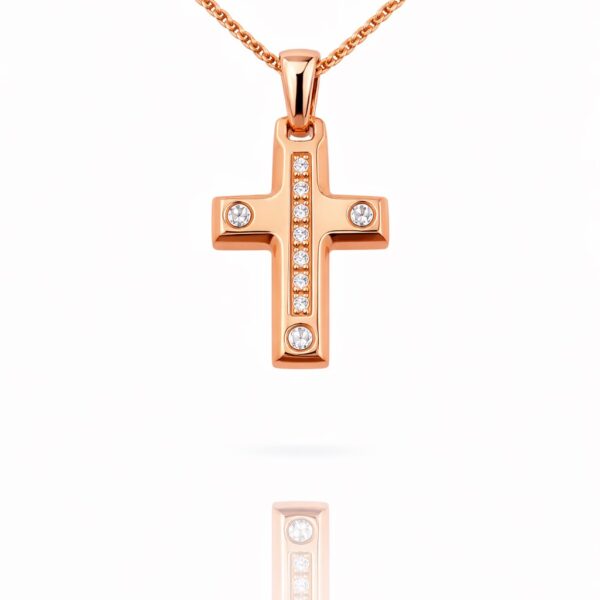 Χρυσός Σταυρός Diamonds Κ18 – Ketsetzoglou Exlusive Jewelry