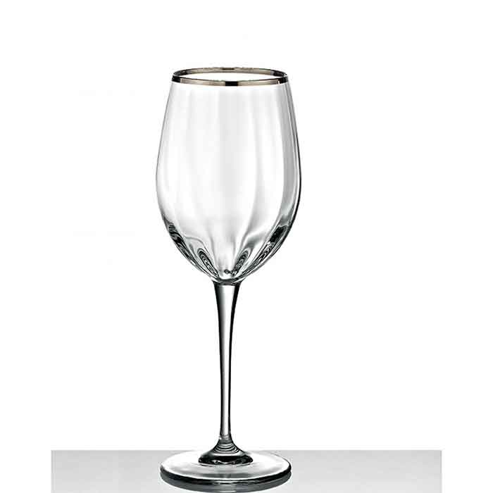 Ποτήρι κρυστάλλινο κρασιού με σχέδιο - Eshop Ketsetzoglou.gr