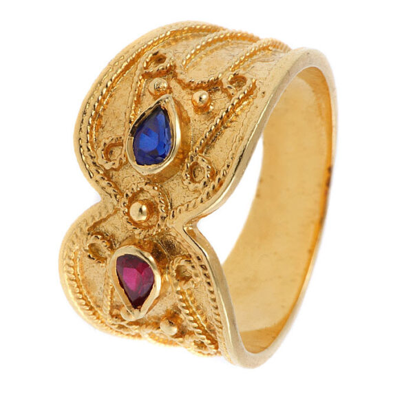 δαχτυλίδια χρυσά βυζαντινά κοσμήματα