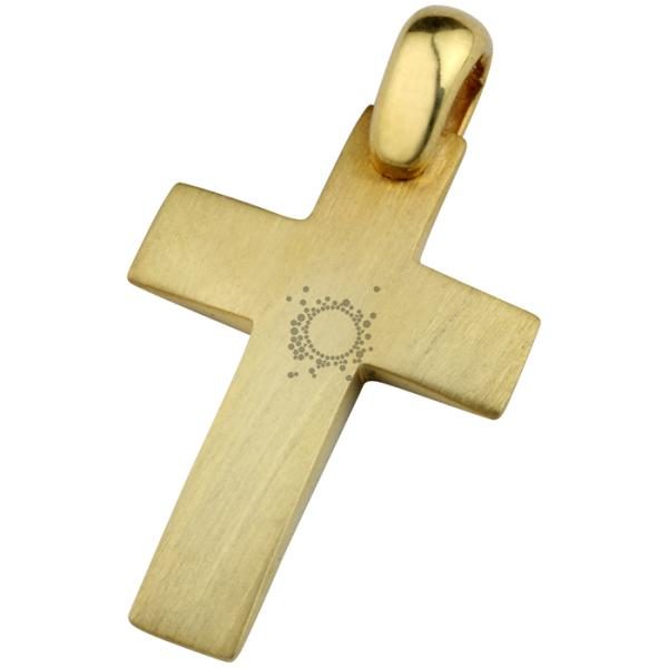 Χειροποίητος σταυρός για βάπτιση σε λευκό η χρυσό -2103216185