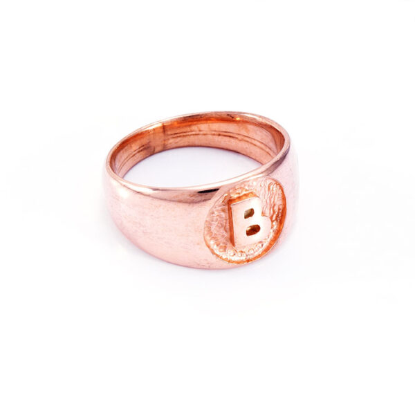 Δαχτυλίδι ασημένιο ροζ χρυσό