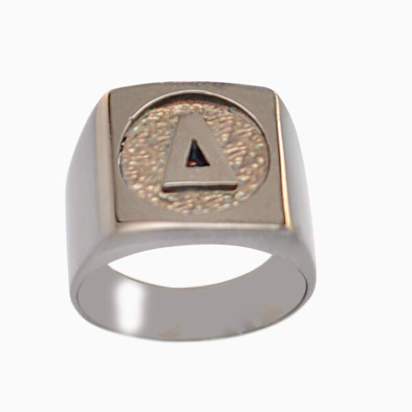 Δαχτυλίδι ασημένιο με μονόγραμμα chevalier - Ketsetzoglou.gr