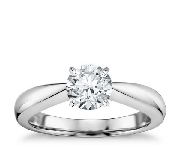 Μονόπετρο δαχτυλίδι 18 καρατίων με διαμάντι - Ketsetzoglou.com