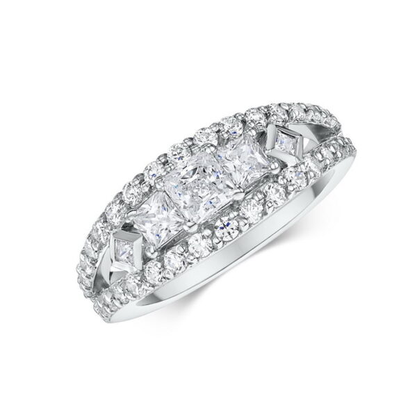 Μονόπετρα δαχτυλίδια με διαμάντια Κ18 - Eshop Ketsetzoglou.gr