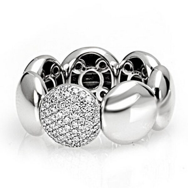 Μοντέρνο κόσμημα δαχτυλίδι με μπριγιάν - Ketsetzoglou Jewellery