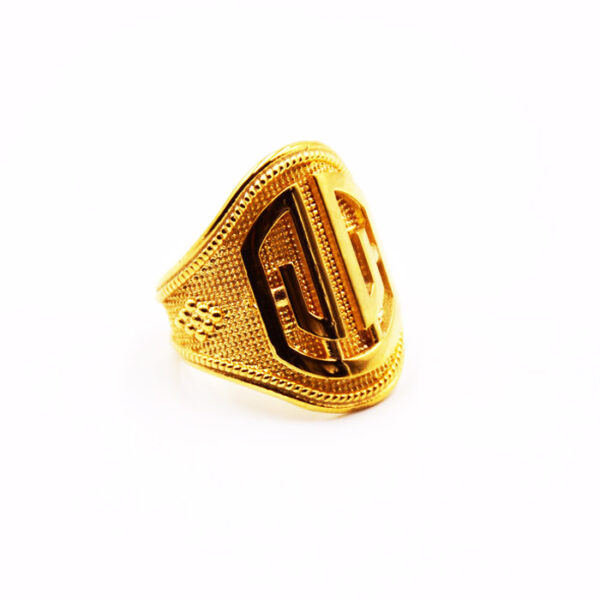 Δαχτυλίδι βυζαντινό χειροποίητο σε χρυσό 18 καρατίων