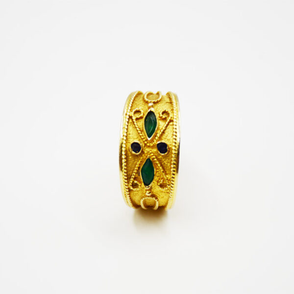 Βυζαντινά δαχτυλίδια χρυσά 14 Κ