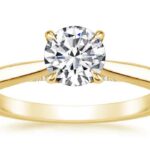 Δαχτυλίδι με διαμάντια κίτρινο χρυσό