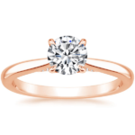 Δαχτυλίδι με διαμάντια ροζ χρυσό - Online eshop Ketsetzoglou.gr