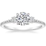 Δαχτυλίδια γάμου με διαμάντια σε λευκόχρυσο - Online Ketsetzoglou.gr