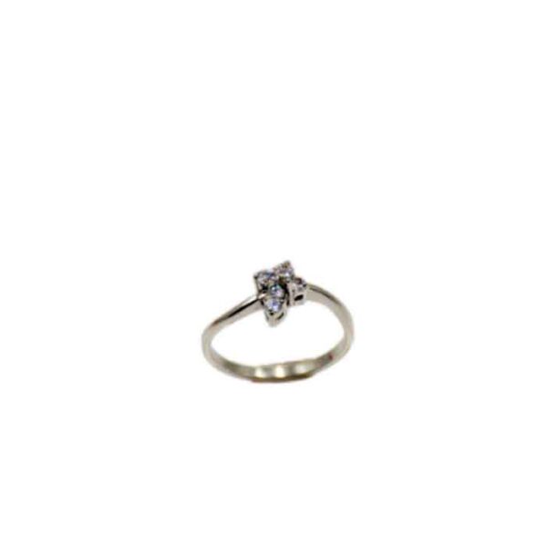 Χειροποίητο ασημένιο δαχτυλίδι με ζιργκόν swarovski - Ketsetzoglou.gr