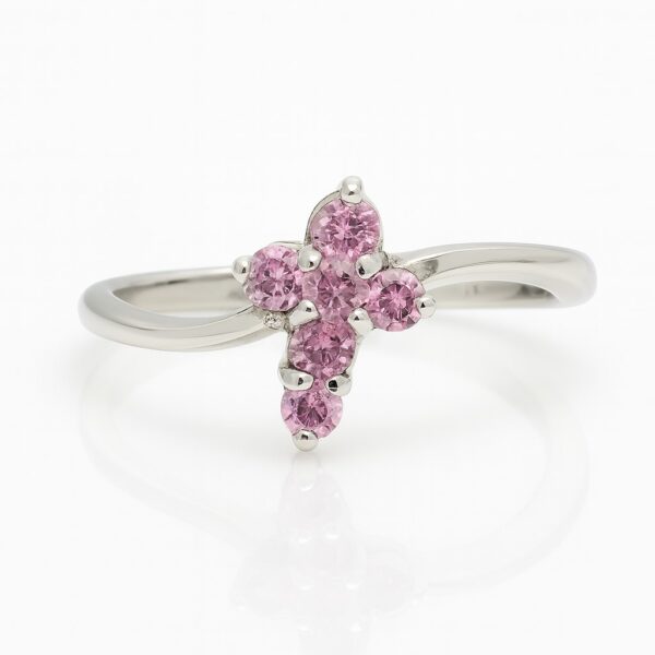 Δαχτυλίδι ασημένιο 925 με ζιργκόν swarovski