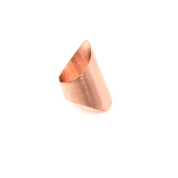 Δαχτυλίδια ροζ χρυσό ασημένια σωλήνες χειροποίητα