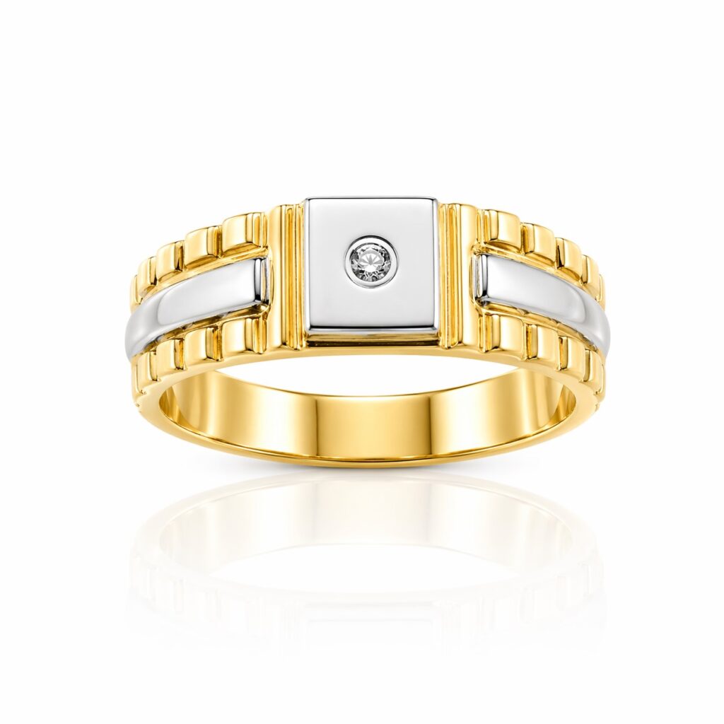Δίχρωμη Κλασική Κομψότητα με Ζιργκόν